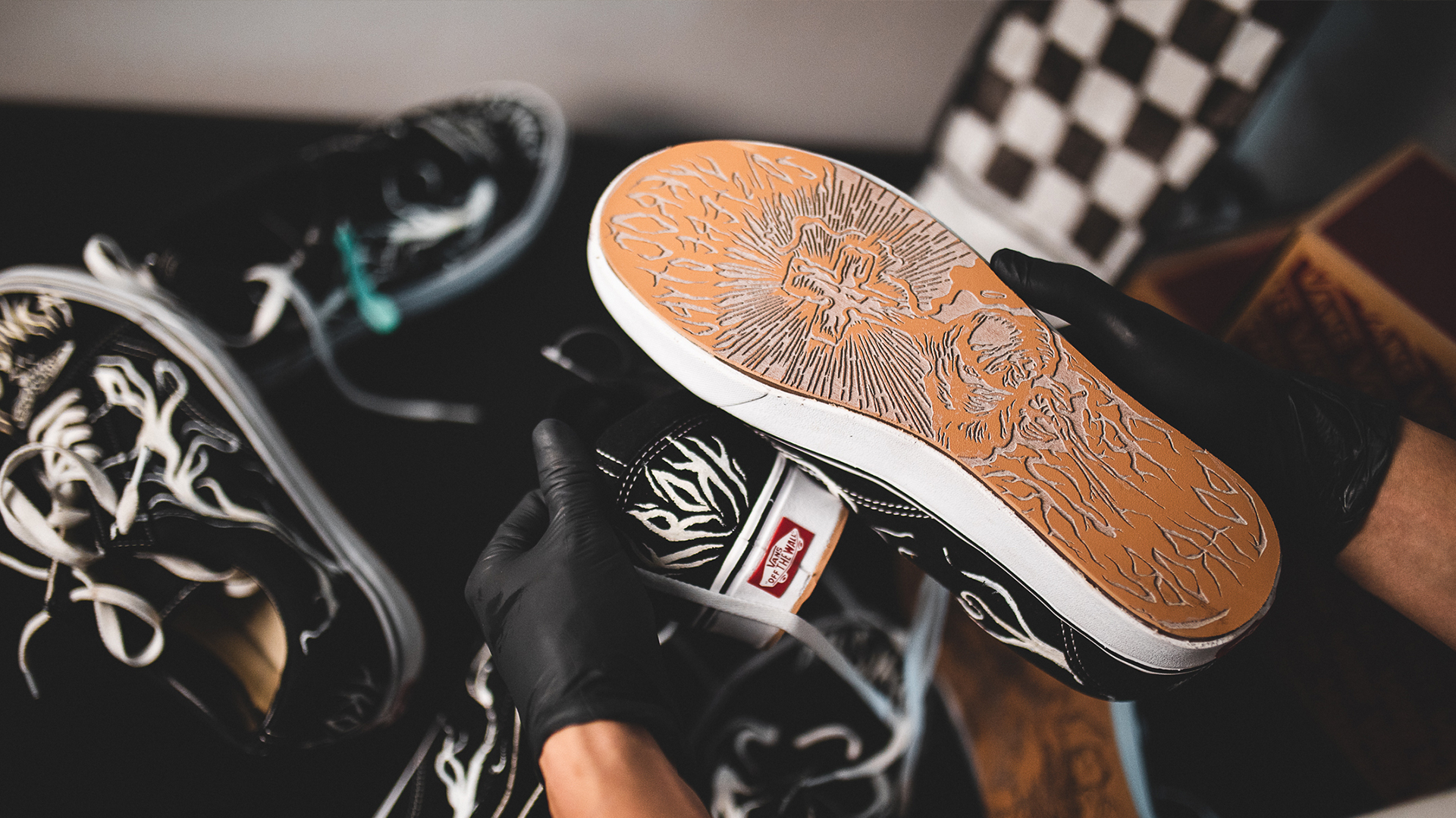 FTSHP x Oliver Mušinka /custom Vans Old Skool/