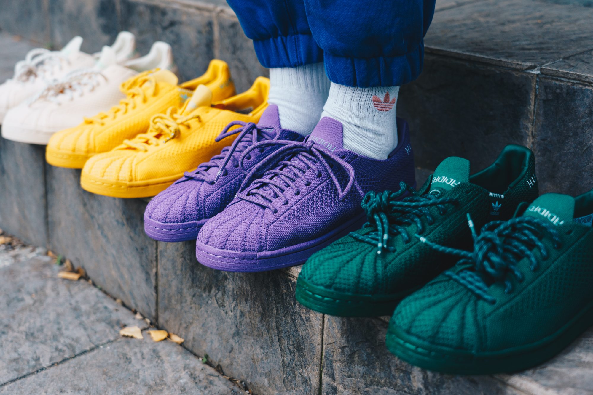 Paleta de culori a colaborării adidas Originals x Pharrell Williams